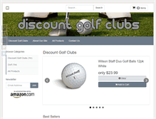 Tablet Screenshot of discount-golfclub.net